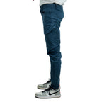 Cargo Jogger – Dunkelblau – Stretch-Twill.