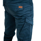 Cargo Jogger – Dunkelblau – Stretch-Twill.