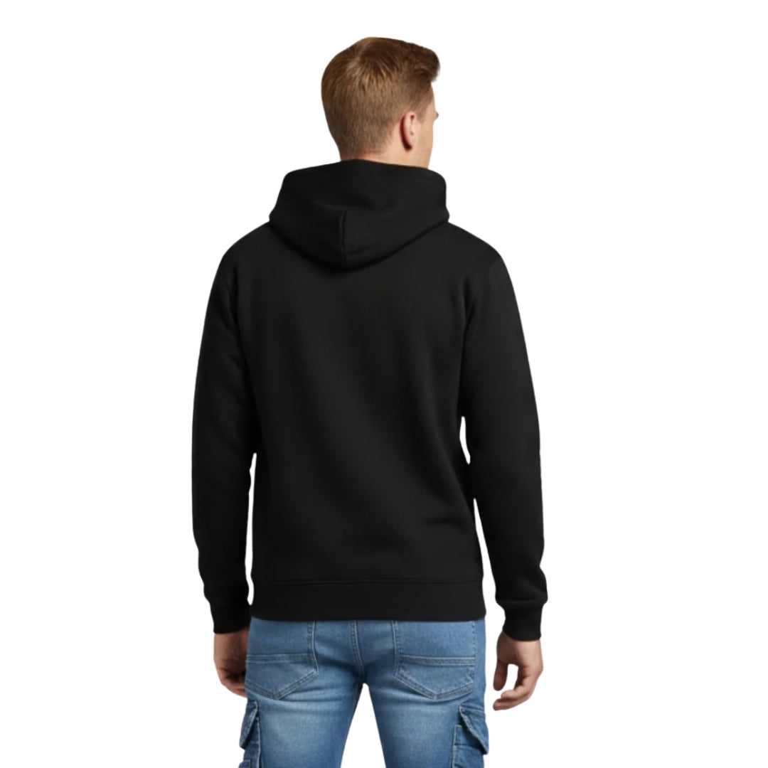 LUGO Men's Heavyweight Black  Hoodie | 300 g/m²