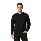 Vigo Black Crewneck Sweatshirt | Premium 300gsm Fleece