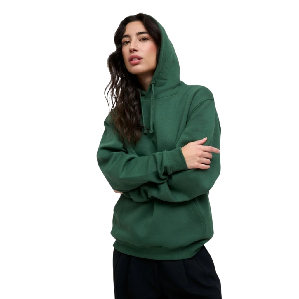 Premium Heavyweight Unisex Hoodie   |   Green Brushed Cotton Blend   |   300 gsm