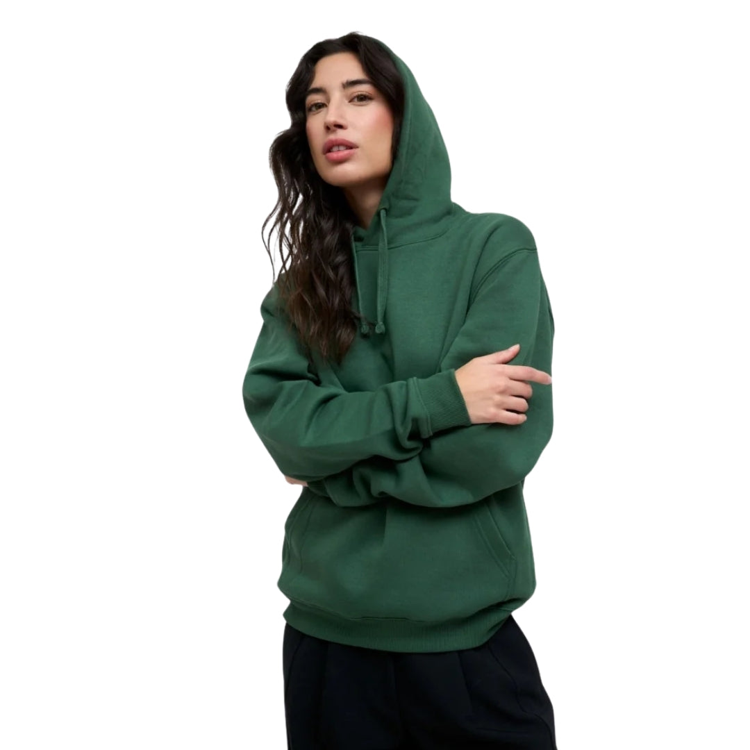 Premium Heavyweight Unisex Hoodie   |   Green Brushed Cotton Blend   |   300 gsm