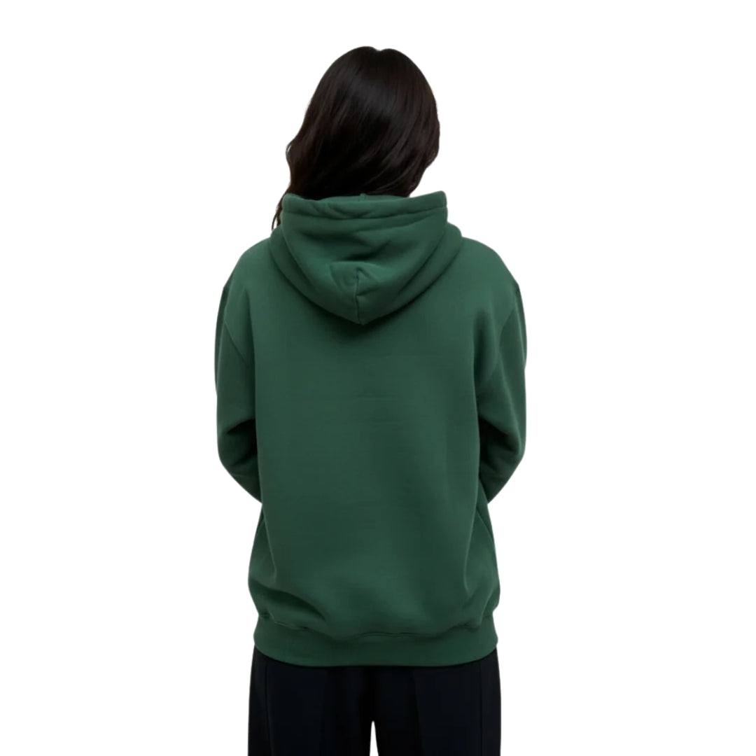 Premium Heavyweight Unisex Hoodie   |   Green Brushed Cotton Blend   |   300 gsm