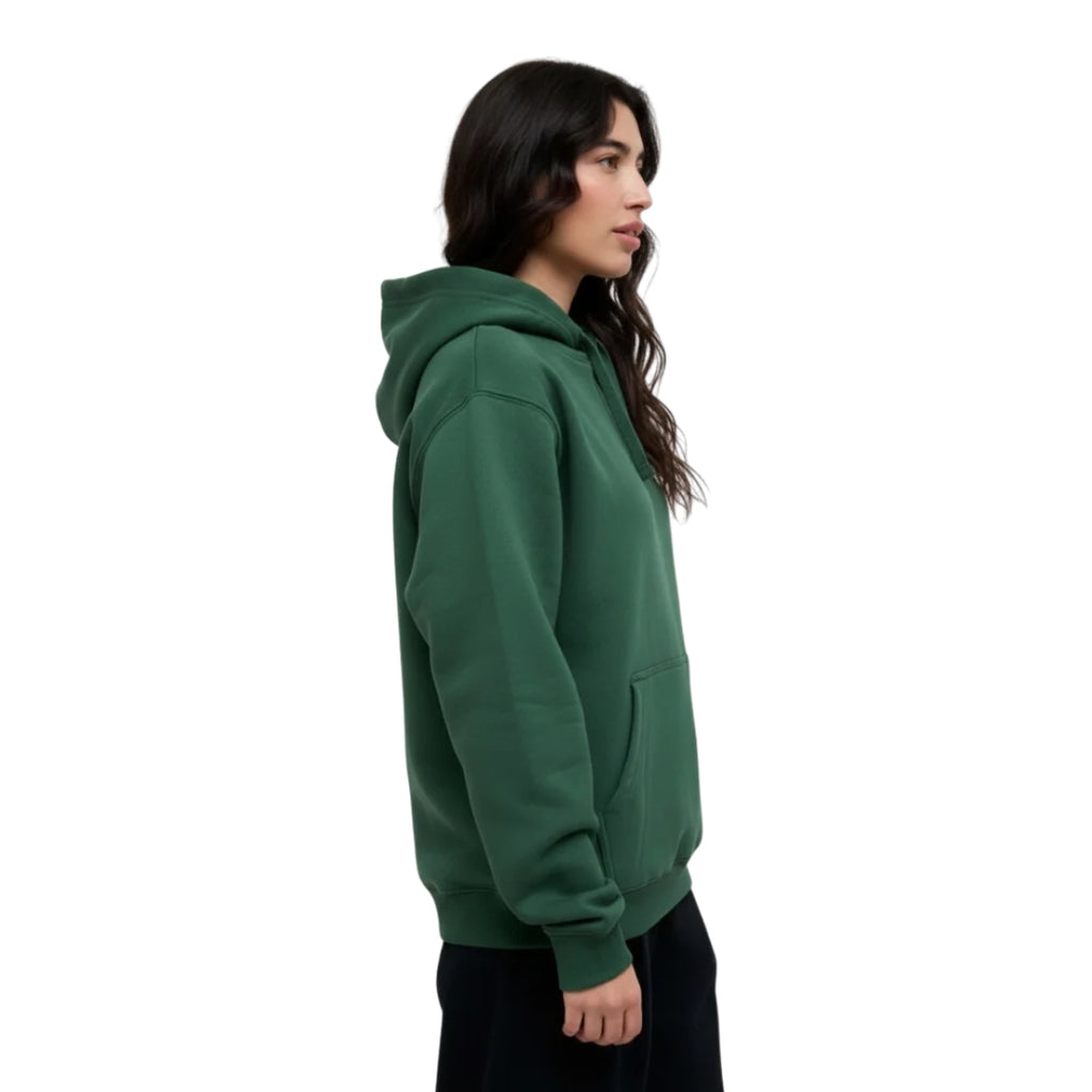 Premium Heavyweight Unisex Hoodie   |   Green Brushed Cotton Blend   |   300 gsm