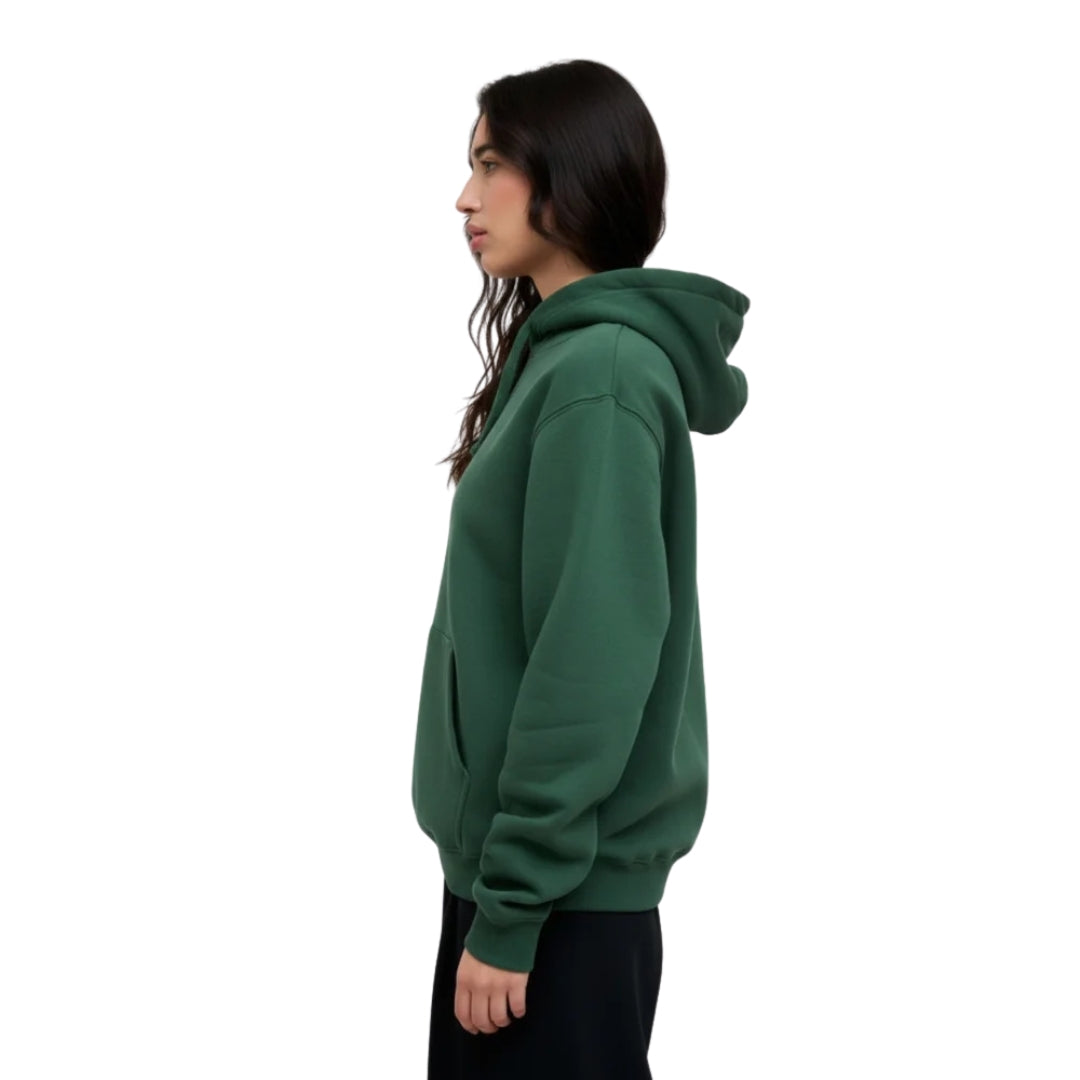 Premium Heavyweight Unisex Hoodie   |   Green Brushed Cotton Blend   |   300 gsm
