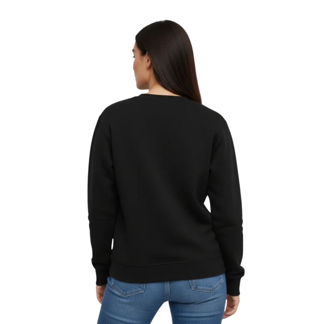 Lugo Black Unisex Sweatshirt - Heavyweight 300gsm Fleece