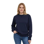 Essential Navy Crewneck Vigo Sweatshirt - Unisex Brushed Fleece
