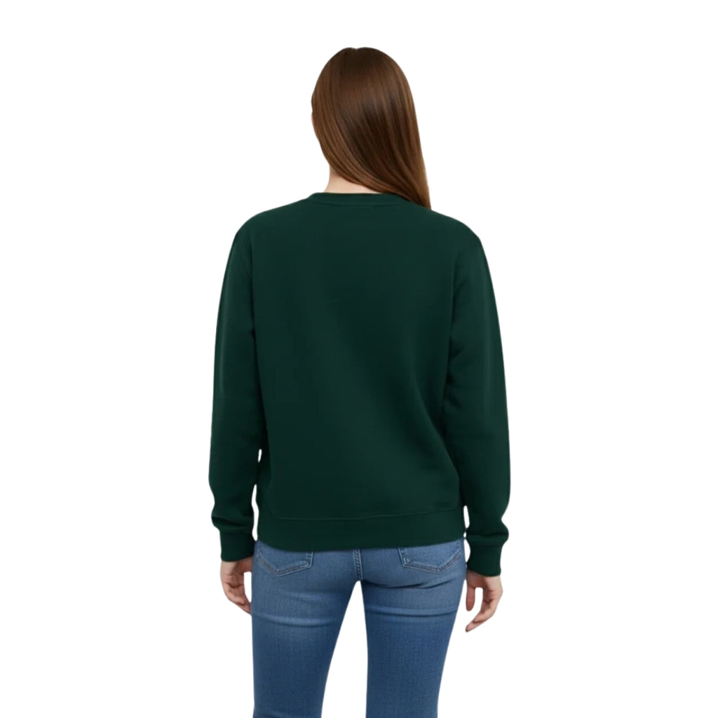 Essential Green Crewneck Vigo Sweatshirt - Unisex Brushed Fleece