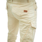 Cargo Jogger–Beige–Stretch-Twill