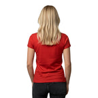 Rotes T-Shirt | Premium-Qualität, 200 g/m² Baumwoll-Elasthan