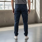 Cargo Jogger – Dunkelblau – Stretch-Twill. ZCT-02DN