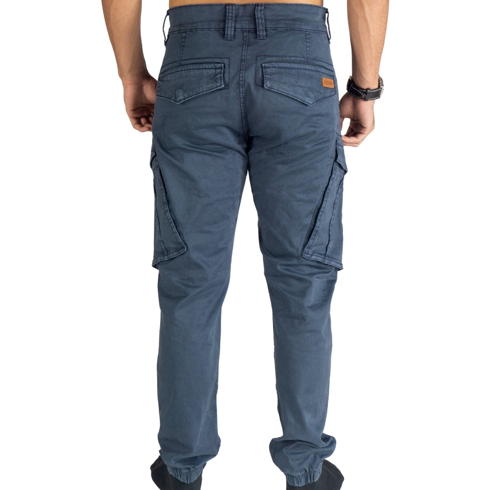 Cargo Jogger – Dunkelblau – Stretch-Twill. ZCT-02DN