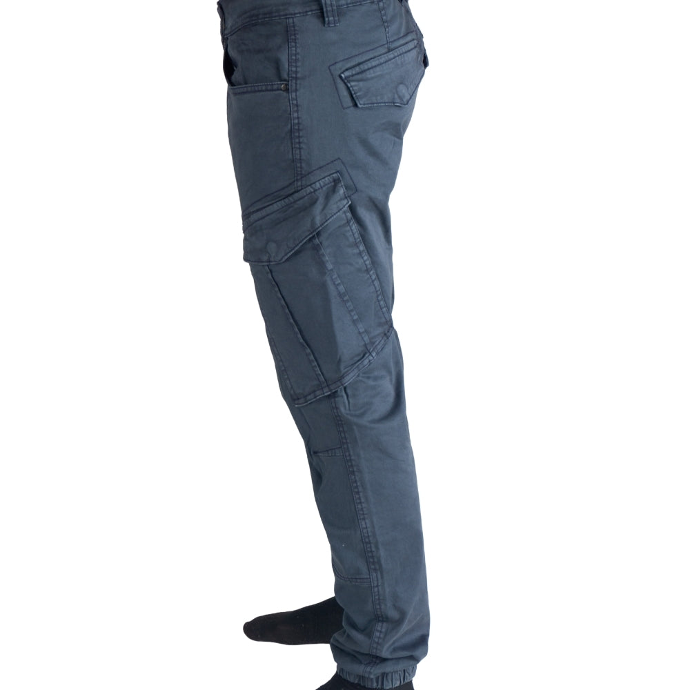 Cargo Jogger – Dunkelblau – Stretch-Twill. ZCT-02DN