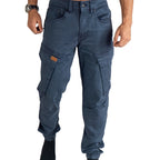 Cargo Jogger – Dunkelblau – Stretch-Twill. ZCT-02DN