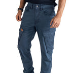 Cargo Jogger – Dunkelblau – Stretch-Twill. ZCT-02DN