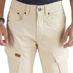 Cargo Jogger–Beige–Stretch-Twill. ZCT-02BE