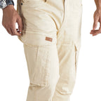 Cargo Jogger–Beige–Stretch-Twill. ZCT-02BE