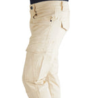 Cargo Jogger–Beige–Stretch-Twill. ZCT-02BE