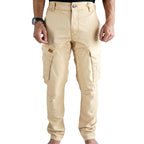 Cargo-Twillhose – Khaki – Stretch. ZCT-01KH