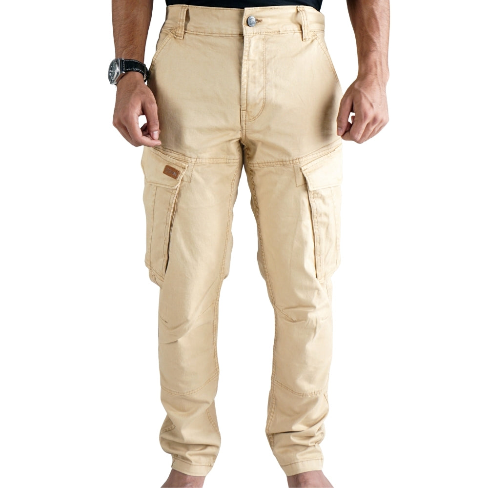 Cargo-Twillhose – Khaki – Stretch. ZCT-01KH