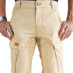 Cargo-Twillhose – Khaki – Stretch. ZCT-01KH