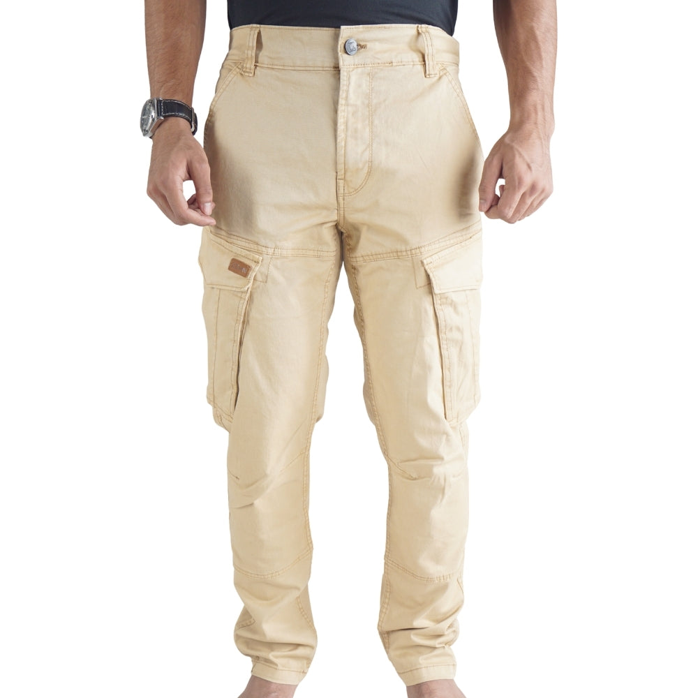 Cargo-Twillhose – Khaki – Stretch. ZCT-01KH
