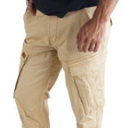 Cargo-Twillhose – Khaki – Stretch. ZCT-01KH
