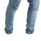 Cargo Jogger – Hellblau – Stretch-Denim. ZCD-02LB