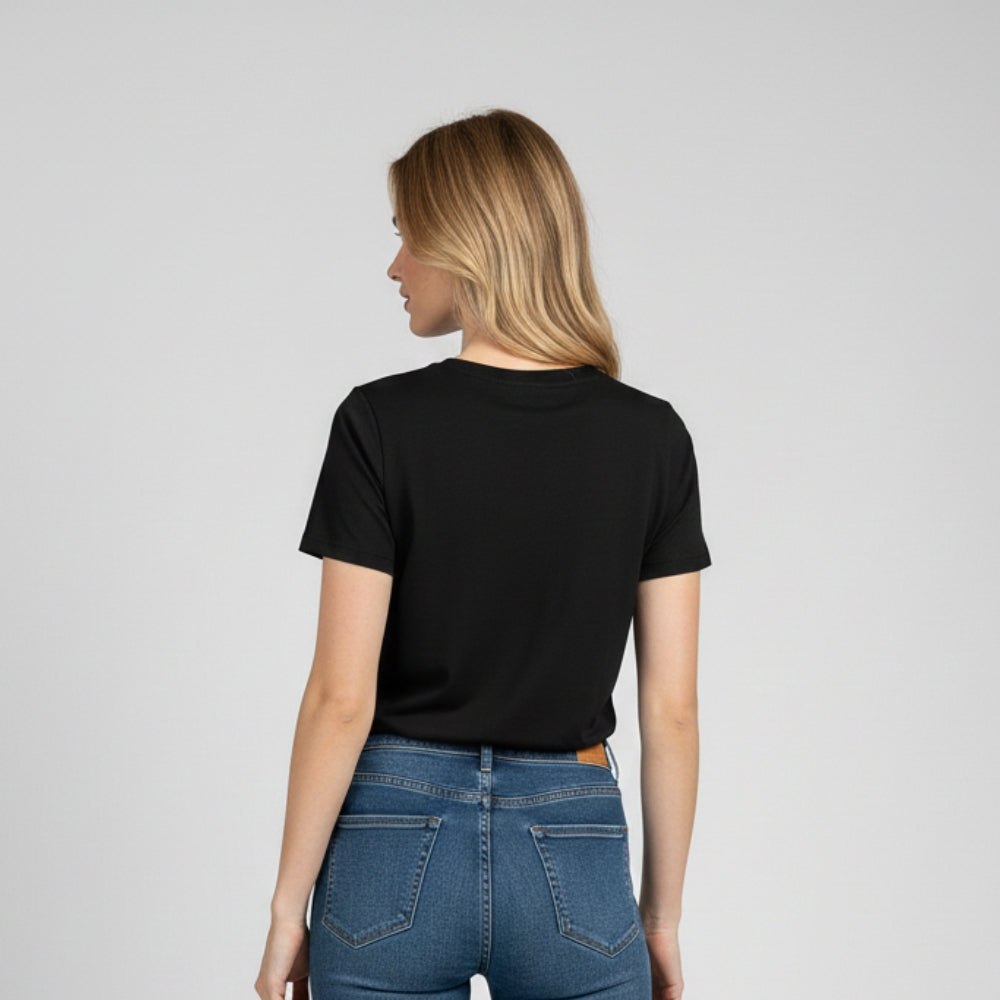 Essential Black Tee | Premium 200gsm | Cotton-Elastane