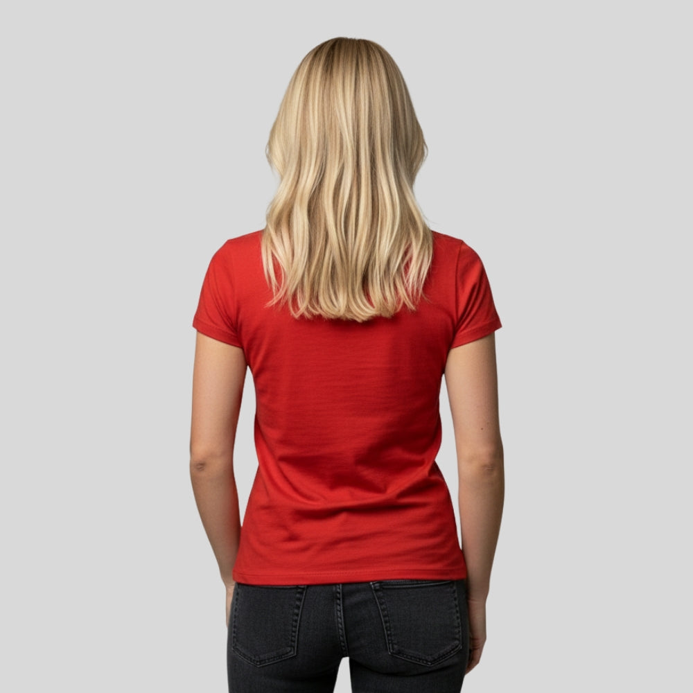 Essential Red Tee | Premium 200gsm | Cotton-Elastane