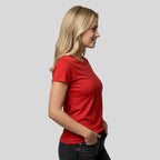 Essential Red Tee | Premium 200gsm | Cotton-Elastane