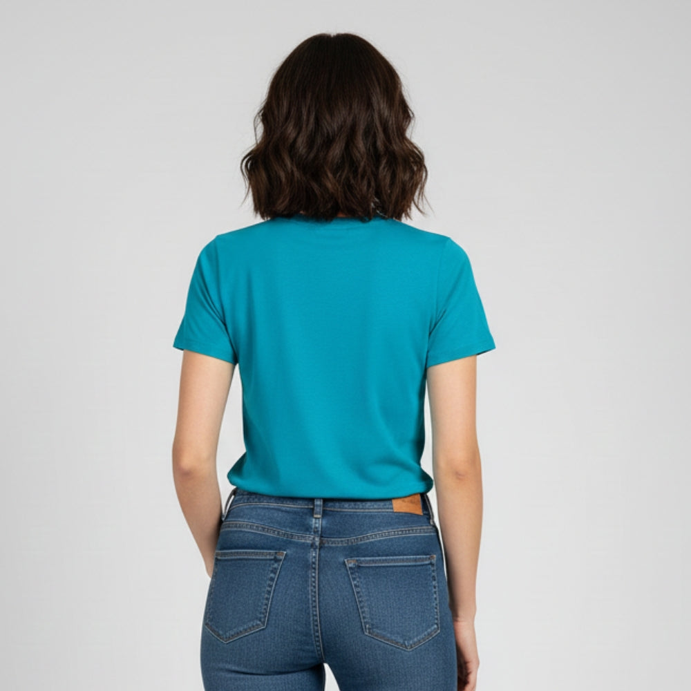 Turquoise Tee | Premium 200gsm | Cotton-Elastane