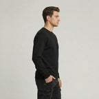 Vigo Black Crewneck Sweatshirt | Premium 300gsm Fleece