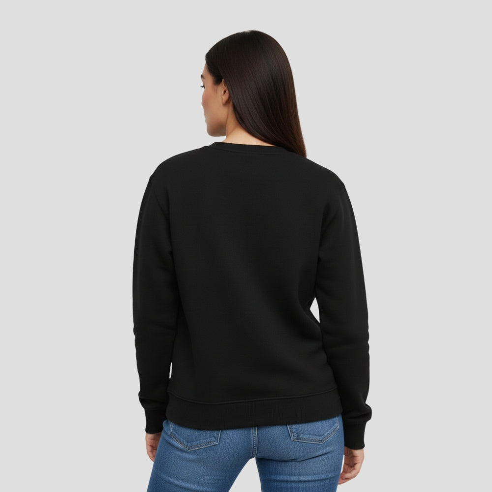 Lugo Black Unisex Sweatshirt - Heavyweight 300gsm Fleece