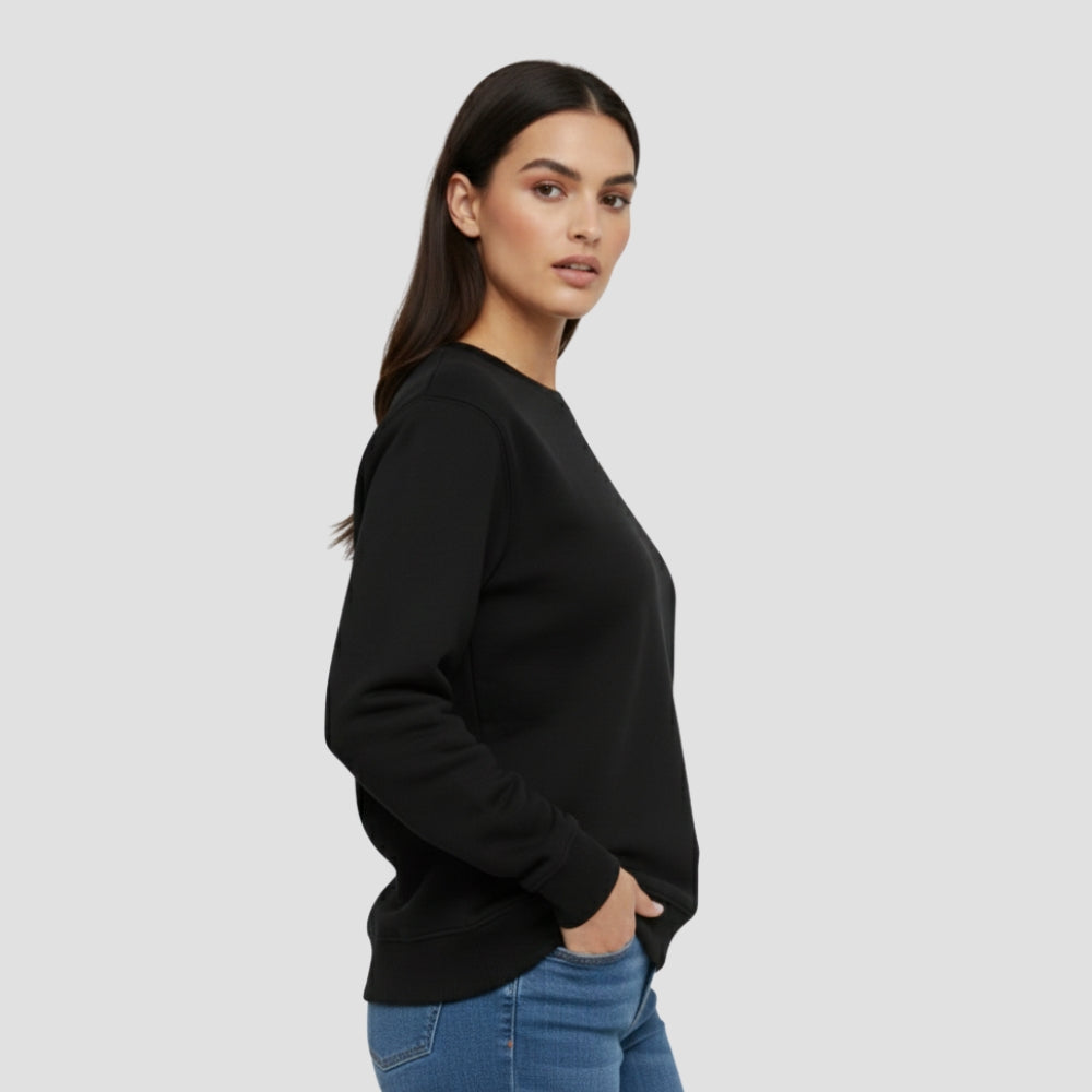 Lugo Black Unisex Sweatshirt - Heavyweight 300gsm Fleece