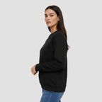 Lugo Black Unisex Sweatshirt - Heavyweight 300gsm Fleece