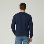 Vigo Navy Unisex Crewneck Sweatshirt | Heavyweight 300gsm Brushed Fleece
