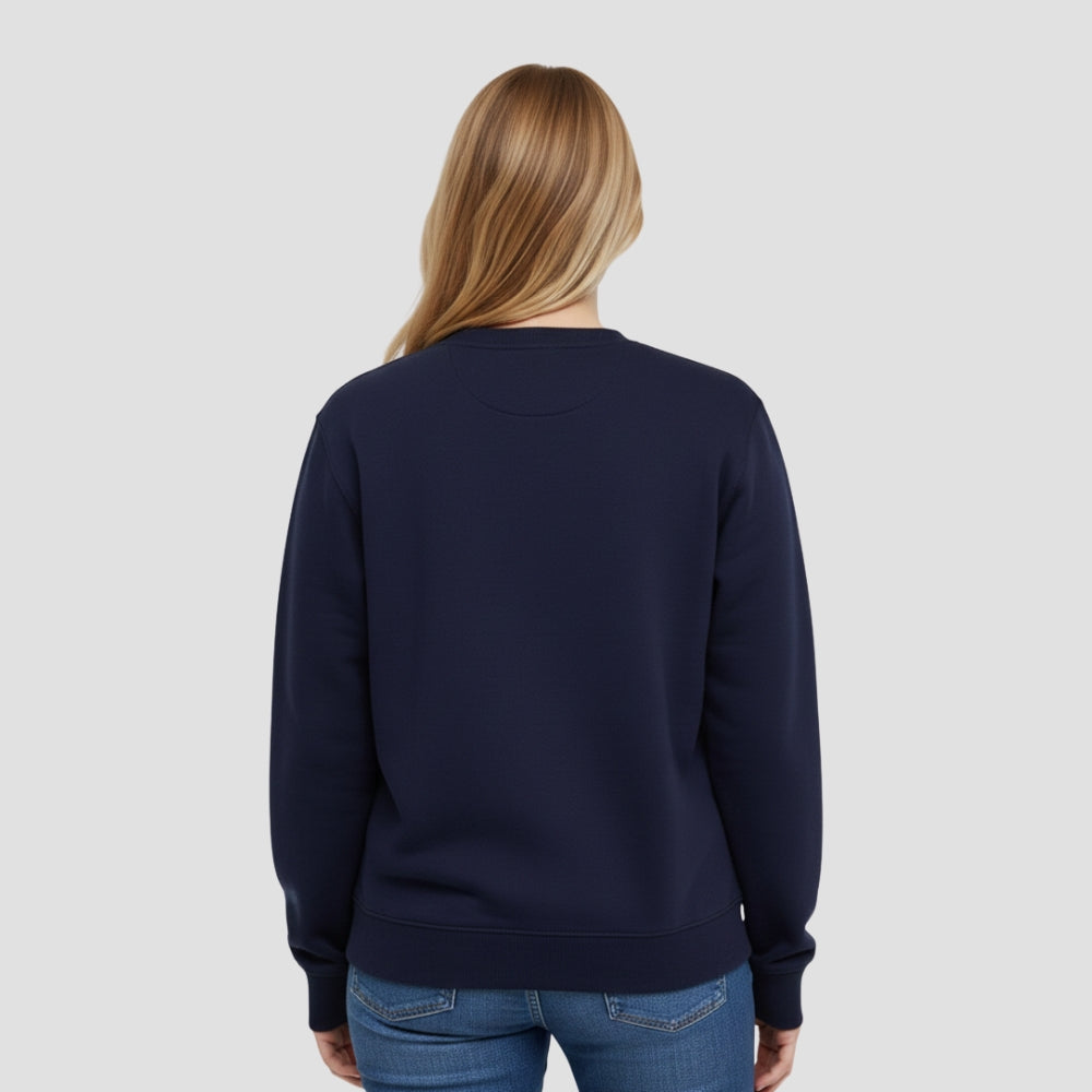 Essential Navy Crewneck Vigo Sweatshirt - Unisex Brushed Fleece