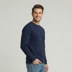 Vigo Navy Unisex Crewneck Sweatshirt | Heavyweight 300gsm Brushed Fleece