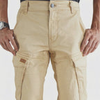 Cargo-Twillhose – Khaki – Stretch. ZCT-01KH