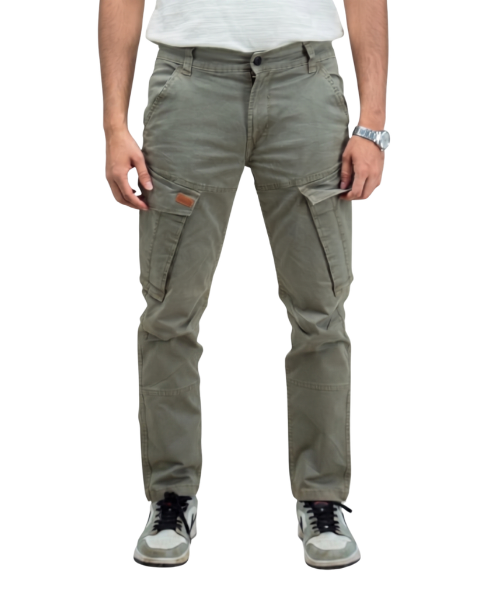 cargo twill dunkeloliv