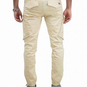 twill cargo jogger beige 7