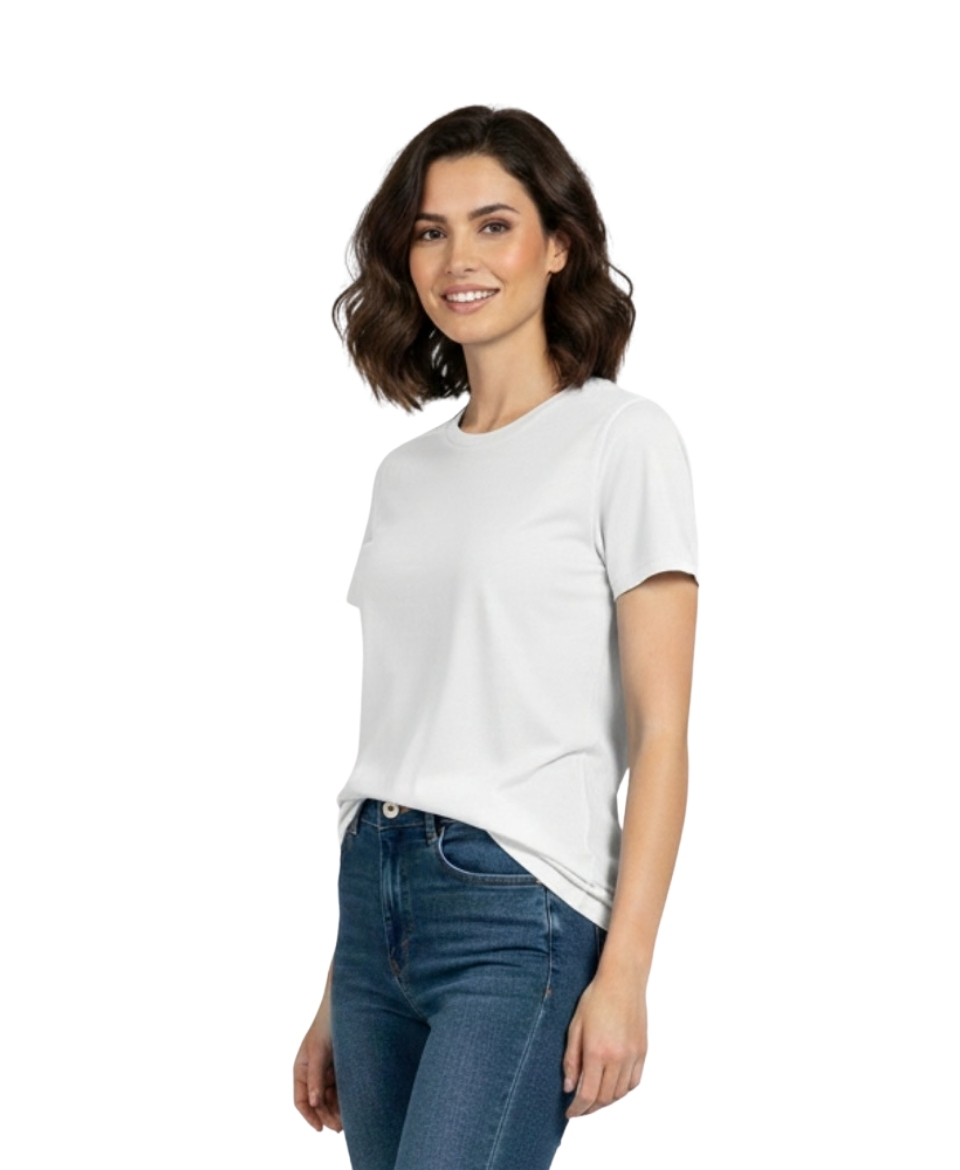 weißes t shirt premium